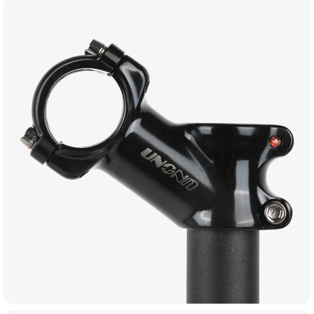 UNO 블랙 스템 자전거 초경량 MTB 로드 스템 포크 28.6, 7 17 35 도, 31.8mm, 60mm, 70mm, 80mm, 90mm, 100mm, 110mm, 120mm, 130mm, 킹 칼로이