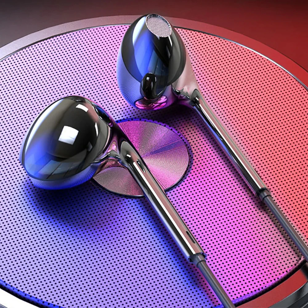 유선 헤드폰 인이어 헤드셋, 유선 게임 이어폰, 마이크 베이스 스테레오 이어버드, 휴대폰용 스포츠 인라인 제어, 3.5mm