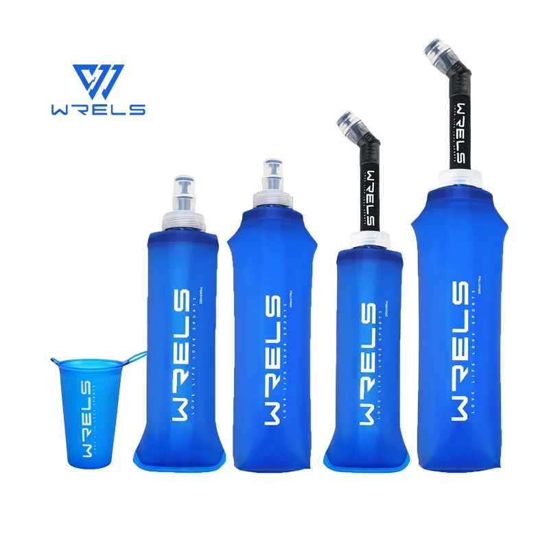 WRELS 접이식 물주머니, TPU BPA 프리, 접이식 물병, 야외 스포츠, 하이킹, 캠핑, 러닝, 휴대용 물주머니 title=WRELS 접이식 물주머니, TPU BPA 프리, 접이식 물병, 야외 스포츠, 하이킹, 캠핑, 러닝, 휴대용 물주머니