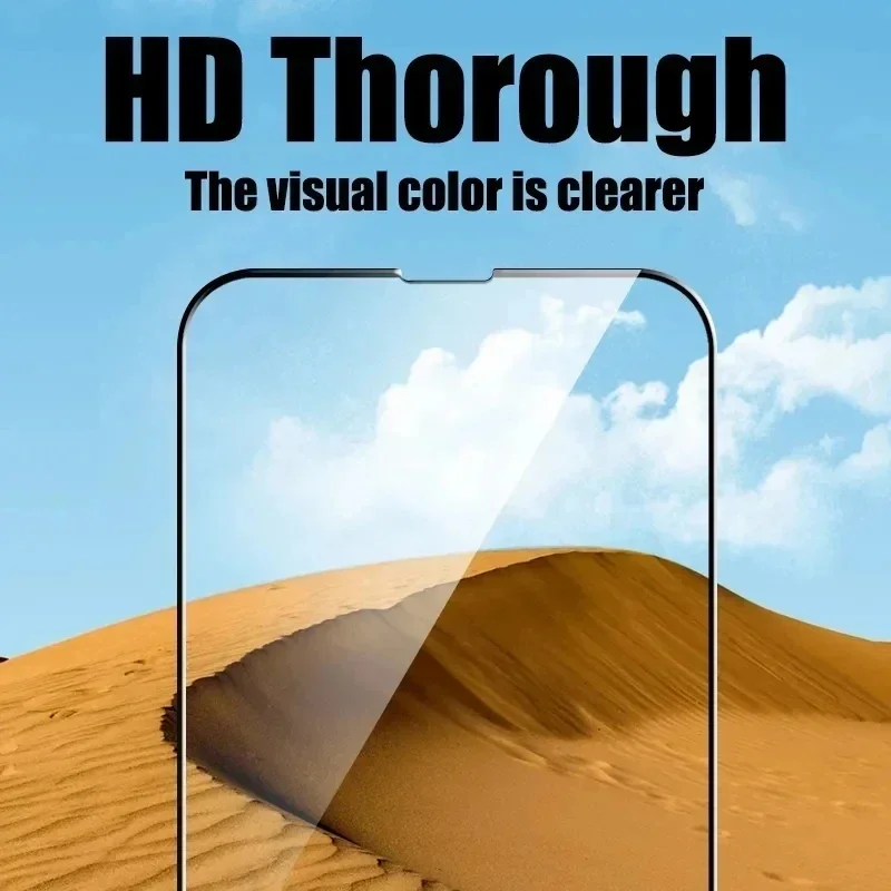아이폰 화면 보호대 강화 유리, 아이폰 13, 11, 12, 15, 14 프로 맥스, 8 플러스, 16, 15 프로, XR, XS 맥스용 9D 보호 유리, 5 개