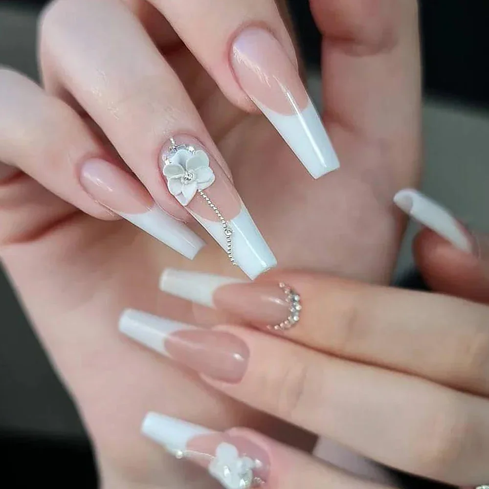 네일팝 확장 가짜 네일 팁 아크릴 조각 전체 커버 가짜 네일 폼, 손가락 UV 젤 광택 빠른 건물 금형 아트 도구