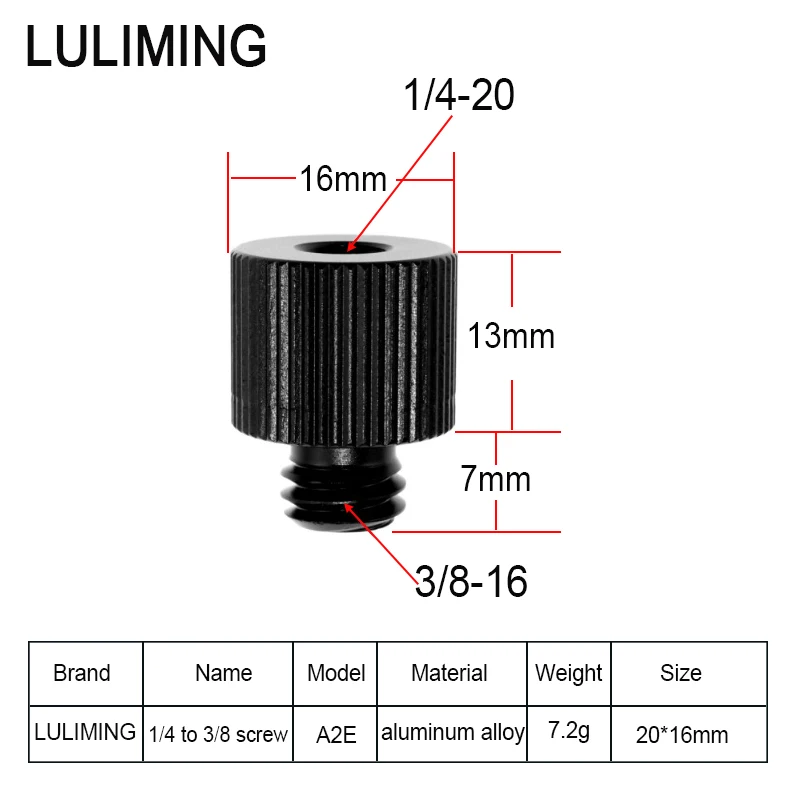 1/4-3/8 카메라 변환 나사 마이크 5/8-27-1/4 3/8 어댑터 나사 볼헤드 삼각대 사진 카메라 액세서리