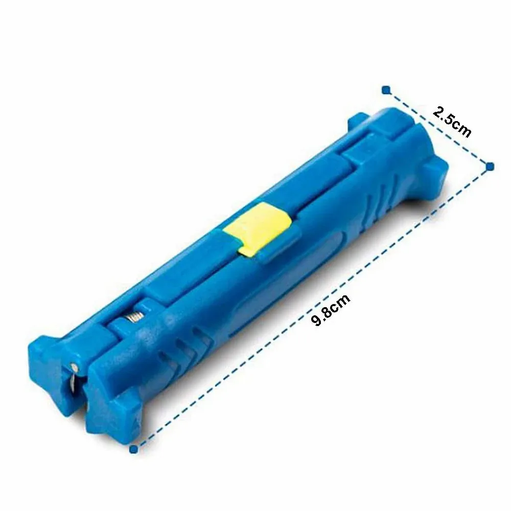 ZoeRax 전선 스트리퍼 펜 네트워크 케이블 도구 와이어 케이블 커터 로터리 동축 와이어 스트리핑 커팅 머신 펜치