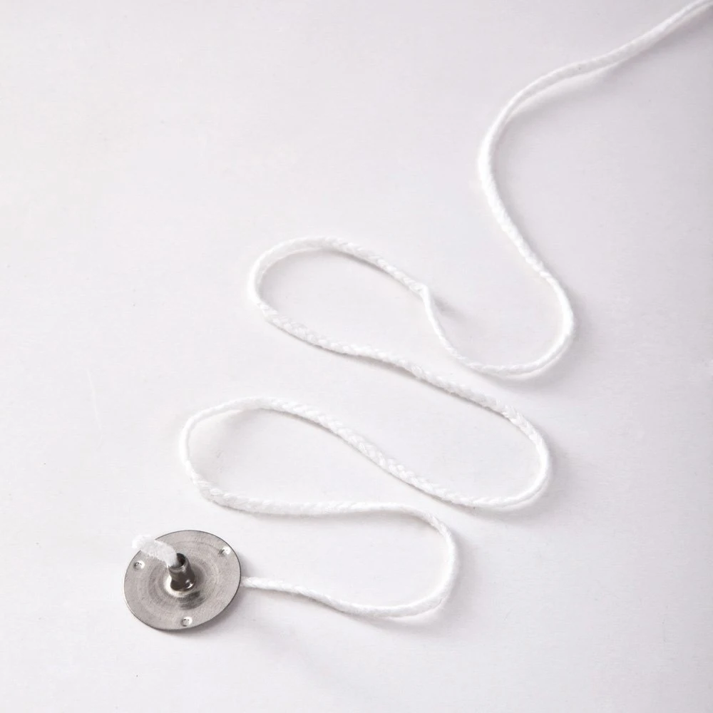 61 미터/롤 코튼 코어 땋은 심지 스풀 캔들 심지 오일 램프 용 나무 왁스 코어 홀더 수제 양초 만들기 용품