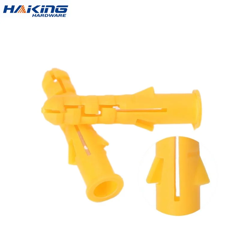 200pcs 플라스틱 확장 파이프 M6 * 30mm M8 * 40mm 고무 플러그 플라스틱 파이프 나일론 열 확장 나사 앵커 플러그 벽 플러그