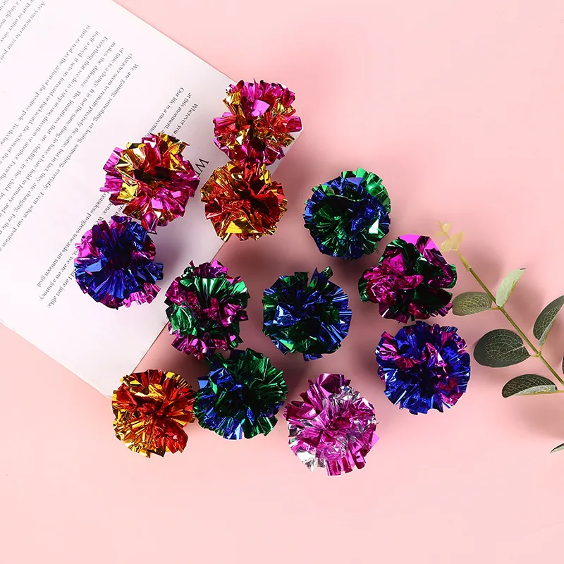 10 팩 5.5cm 울리는 종이 공 애완 동물 고양이 장난감 새끼 고양이 고양이 액세서리 애완 동물 용품을위한 대화 형 애완 동물 제품 title=10 팩 5.5cm 울리는 종이 공 애완 동물 고양이 장난감 새끼 고양이 고양이 액세서리 애완 동물 용품을위한 대화 형 애완 동물 제품