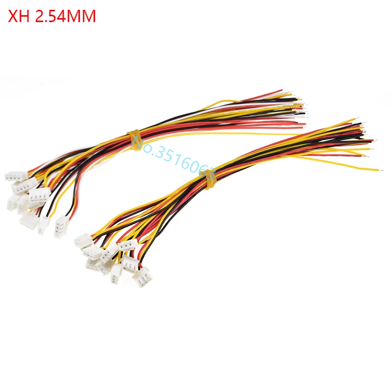 10Pcs 1.0 1.25 1.5 2.0 2.54 Sh/Jst/Zh/Ph/Xh 1.0mm 1.25mm 1.5mm 2.0mm 2.54mm 암 플러그 커넥터 (와이어 2/3/4/5/6/7/8/P 핀 포함)