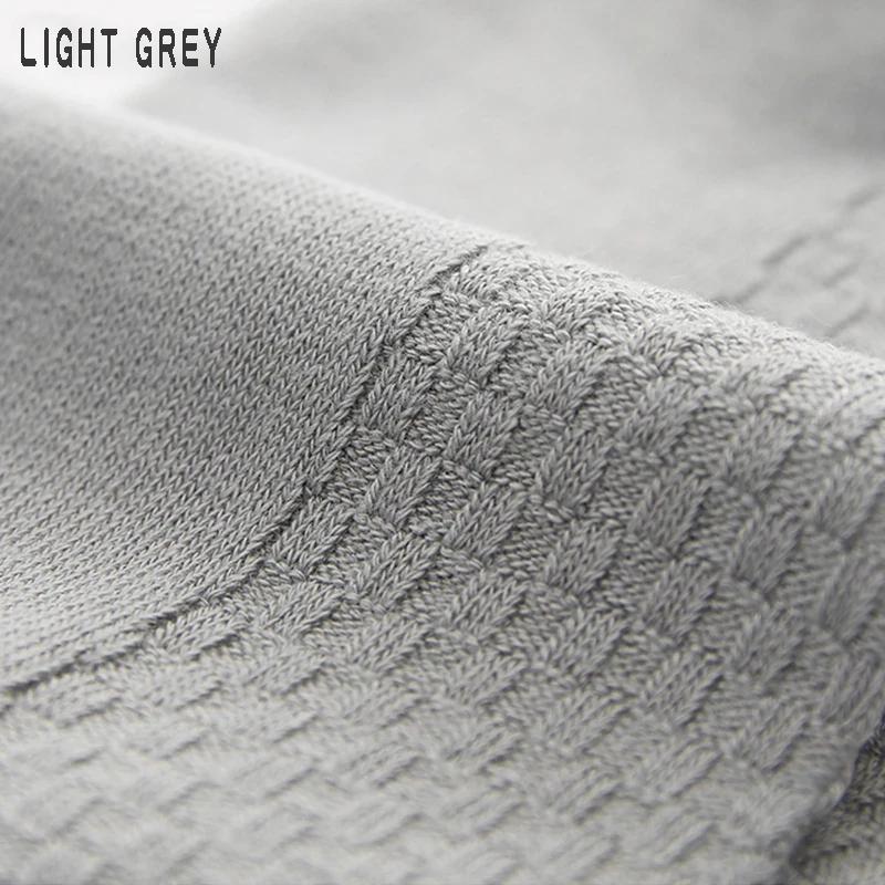 대나무 섬유 남성용 클래식 비즈니스 크루 양말, 편안한 통기성 압축 대나무 삭스, 용수철 가을 캐주얼 양말, 5 켤레