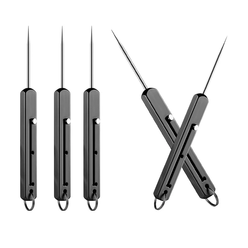 휴대용 EDC 개폐식 이쑤시개, 고강도 티타늄 합금 용수철, 푸시 풀 과일 따개, 선물용 키체인 펜던트 title=휴대용 EDC 개폐식 이쑤시개, 고강도 티타늄 합금 용수철, 푸시 풀 과일 따개, 선물용 키체인 펜던트 