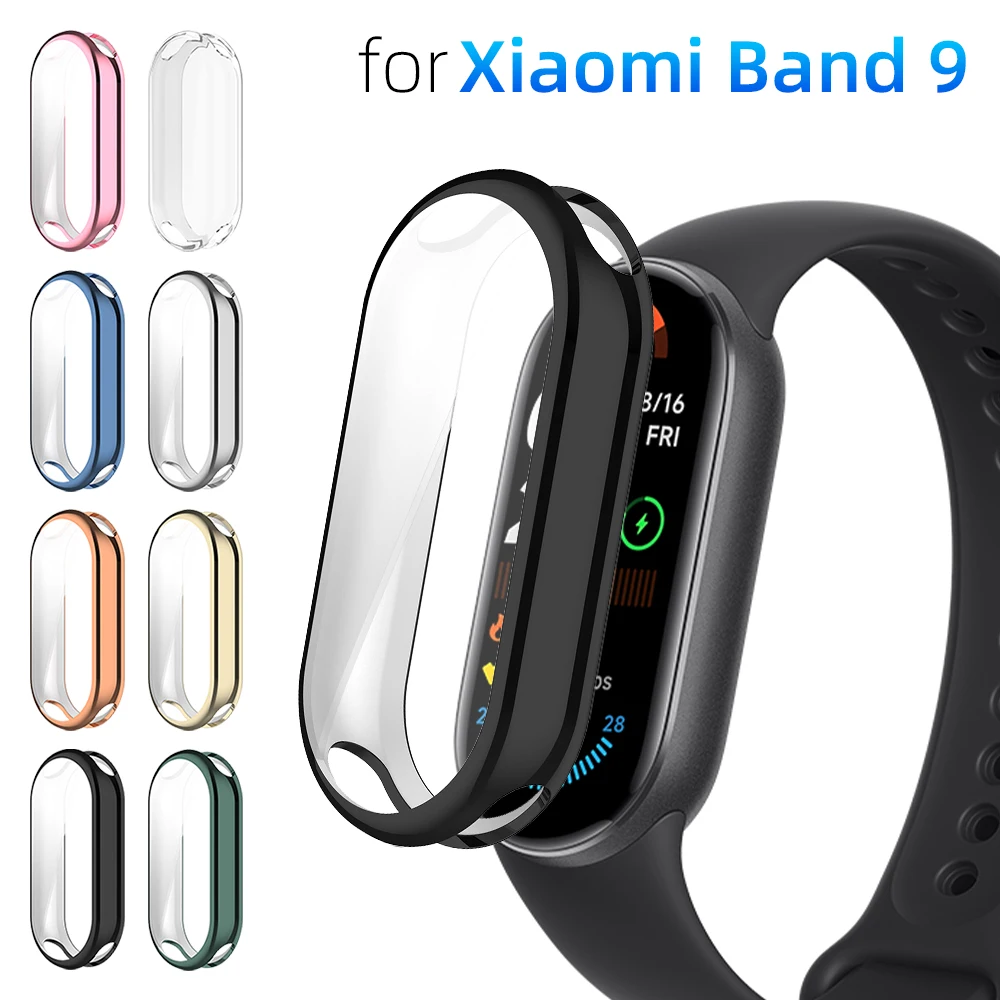 샤오미 미 밴드 9 스크린 보호대 케이스, 소프트 TPU 올 어라운드 보호 범퍼 커버, MiBand 9 쉘 액세서리 title=샤오미 미 밴드 9 스크린 보호대 케이스, 소프트 TPU 올 어라운드 보호 범퍼 커버, MiBand 9 쉘 액세서리