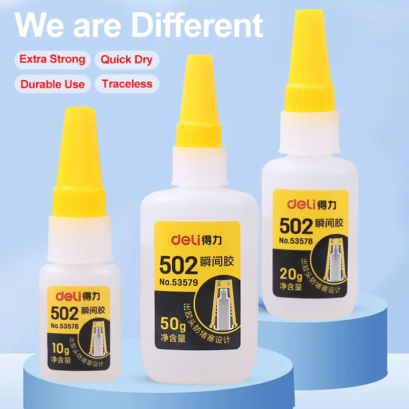 전문 슈퍼 접착제 엑스트라 스트롱 502 빠른 인스턴트 접착제 시아노아크릴레이트 하드웨어 금속 자동차 목재 공예 취미 초 본드
