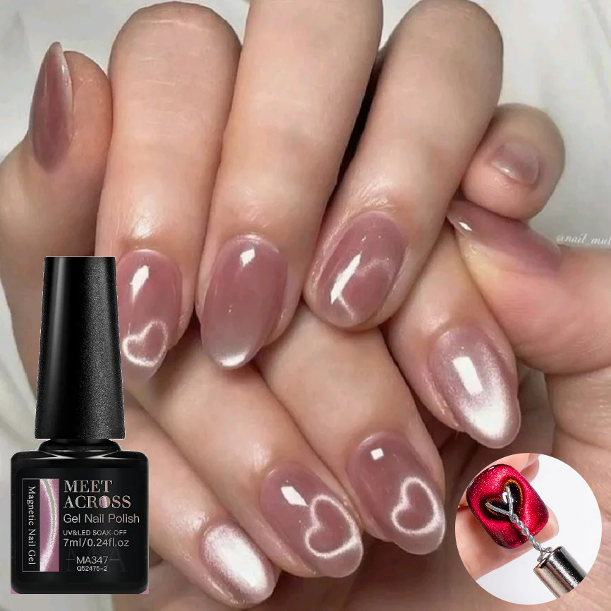 고양이 눈 젤 광택제, 손톱 자석 공구, 유연한 철사, 손톱에 하트 모양의 손톱 아트 손톱 용품을 만드는 데 사용 title=고양이 눈 젤 광택제, 손톱 자석 공구, 유연한 철사, 손톱에 하트 모양의 손톱 아트 손톱 용품을 만드는 데 사용 