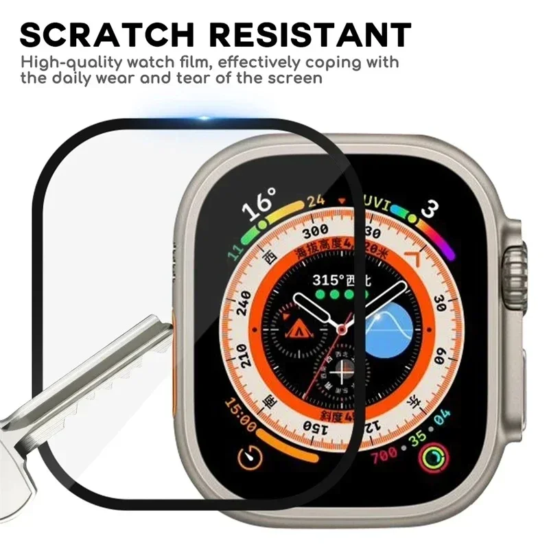 5PCS 세라믹 필름 설치 도구 Apple watch Ultra 9 8 7 49mm 45mm 41mm 화면 보호기 iwatch 10 6 5 46mm 44mm 40mm 42mm