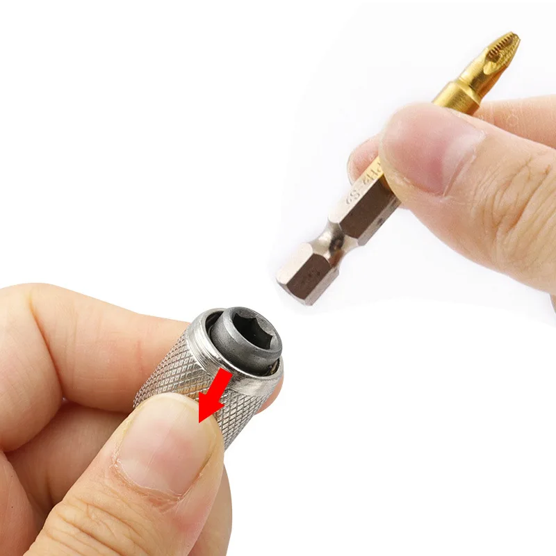 1pc 전기 해머 변환 연결로드 슬리브 SDS 원형 생크-육각형 변환기 임팩트 드릴 헤드 어댑터 도구 질감