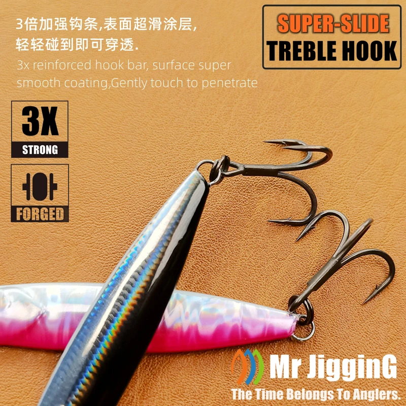 Mr JigginG 빠른 싱킹 금속 지그 루어 10/15/20/30/40g 바닷물 해안 캐스팅 낚시 농어 금속 지그 인공 미끼 태클