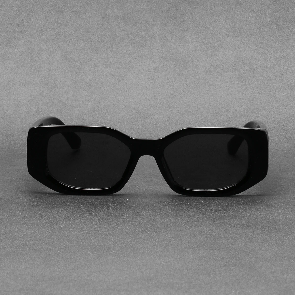 루이아오 2025 신상 블랙 클래식 레트로 디자이너 브랜드 오목 불규칙 두꺼운 프레임 남녀 패션 선글라스