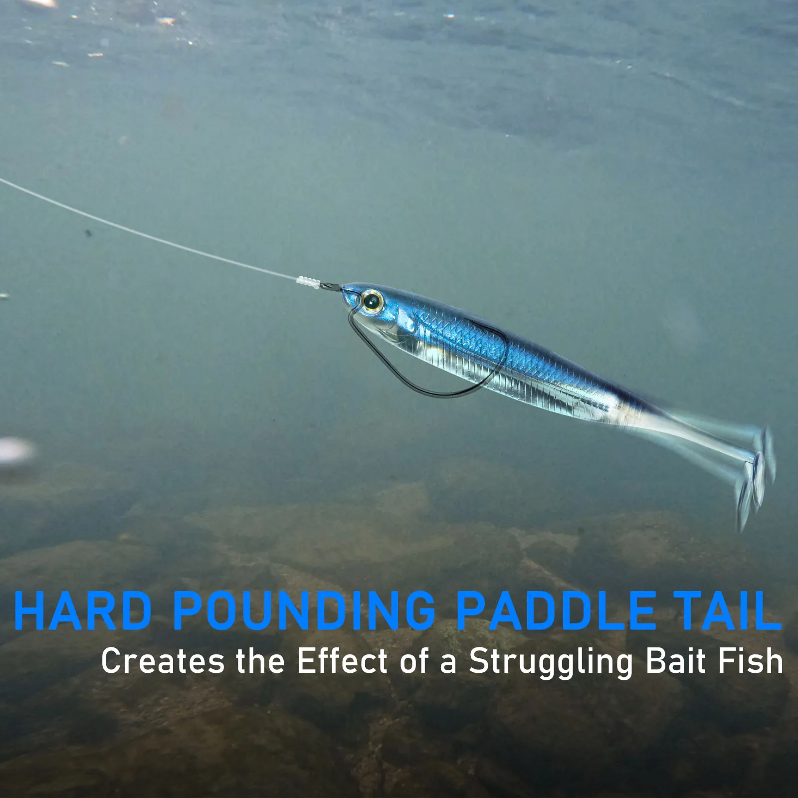 Dr.Fish 5/6pcs 낚시 부드러운 플라스틱 미끼 실리콘 미끼 패들 테일 쉐드 웜 Swimbaits 민물베이스 송어 70mm 80mm 100mm