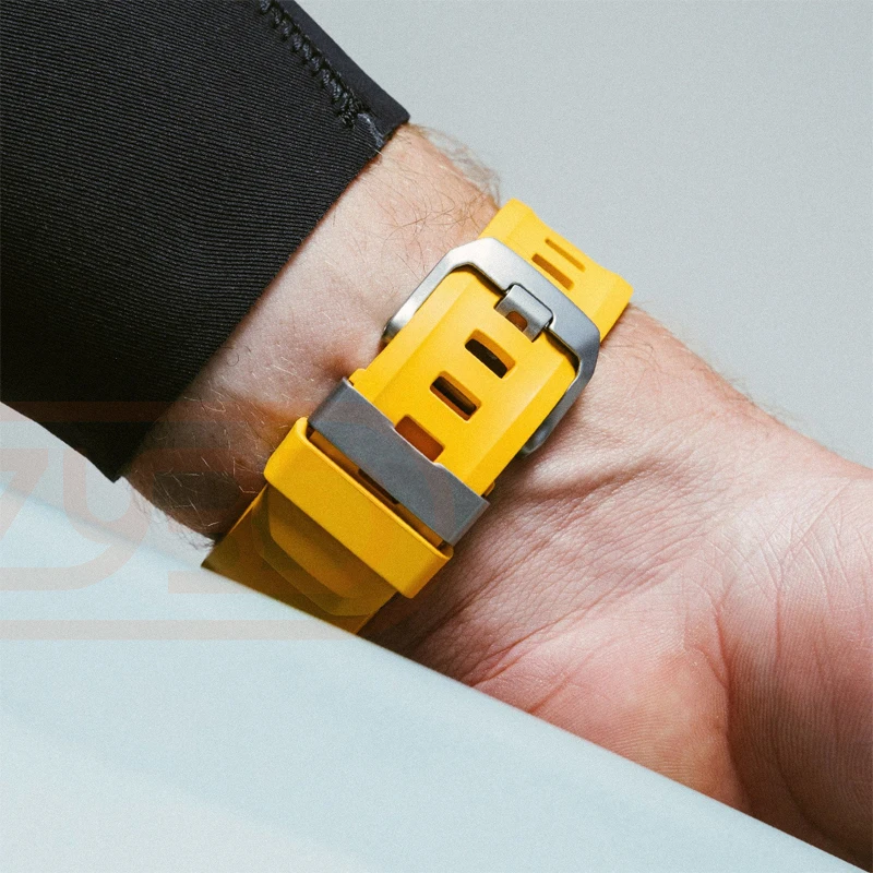 Apple Watch Ultra 2 10 9 8 7 6 SE 5 4 iWatch 용 티타늄 금속 팔찌 스트랩 용 스포츠 실리콘 밴드 42mm 44mm 45mm 46mm 49mm