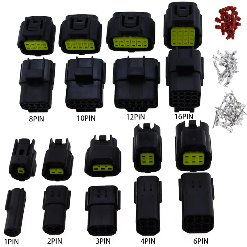 1 2 3 4 6 8 10 12 16 핀 Denso 자동 방수 와이어 커넥터 전기 플러그 자동차 밀폐형 트럭 하네스 소켓 (터미널 포함) title=1 2 3 4 6 8 10 12 16 핀 Denso 자동 방수 와이어 커넥터 전기 플러그 자동차 밀폐형 트럭 하네스 소켓 (터미널 포함)