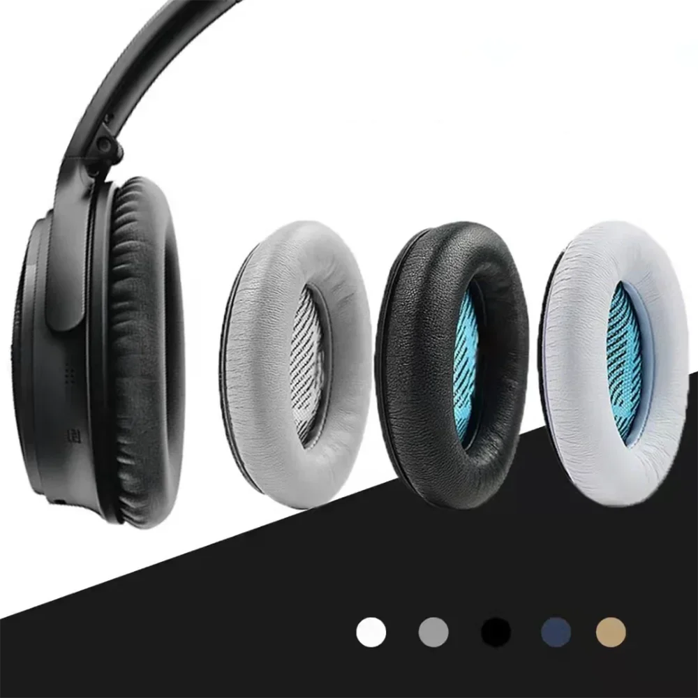 BOSE QuietComfort QC 2 15 25 35 qc35 ii 이어 쿠션 BOSE QC35 QC25 QC15 AE2 SoundTrue 헤드폰 이어 패드용 교체용 이어패드