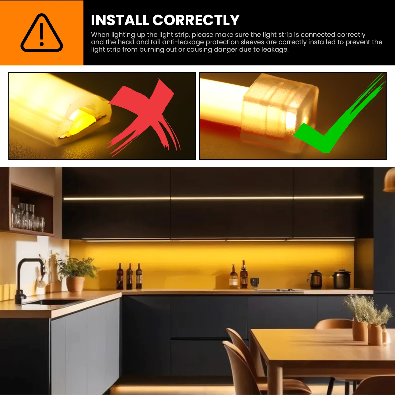 220V 디밍이 가능한 COB LED 네온 스트립 조명 288Leds/M IP67 스위치/조광기 EU 플러그 홈 정원 조명용 유연한 접착 테이프