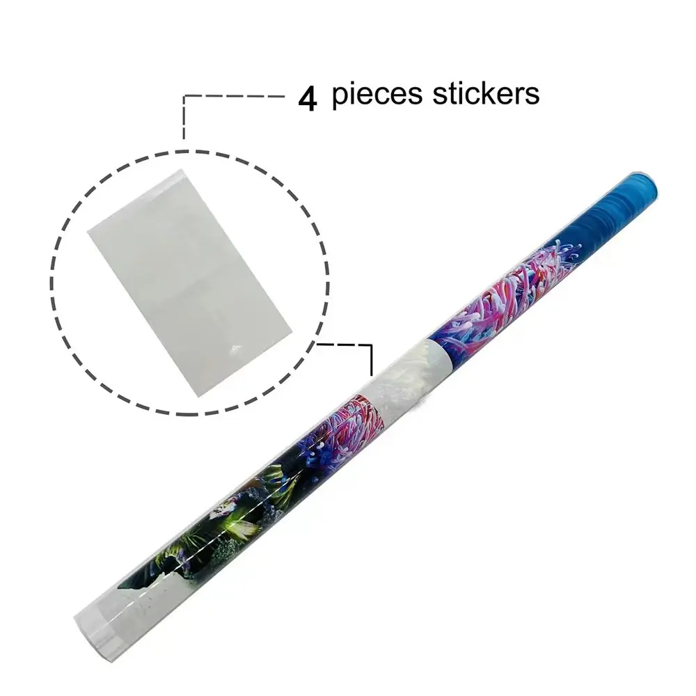 수족관 배경 장식 스티커 물고기 탱크 풍경 스티커 포스터 배경 수족관 해양 식물 Aquascape 그림