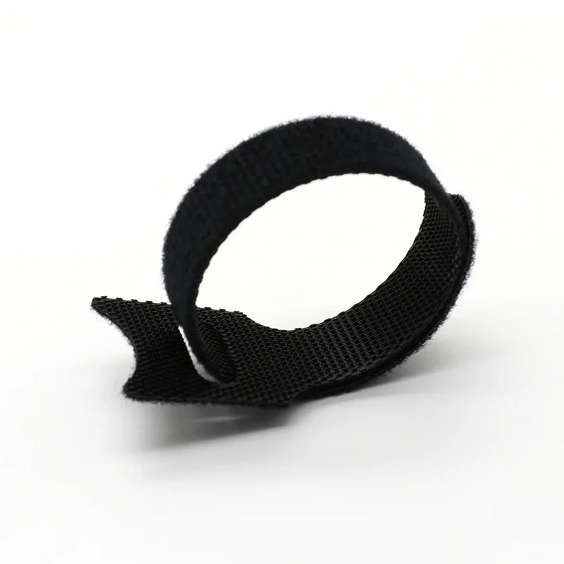 분리형 케이블 타이 와이어 정리함 블랙 나일론 후크 루프 스트랩 랩 지퍼 번들 붕대 타이 플라스틱 고정, 15 cm, 20 cm, 25 cm, 30cm