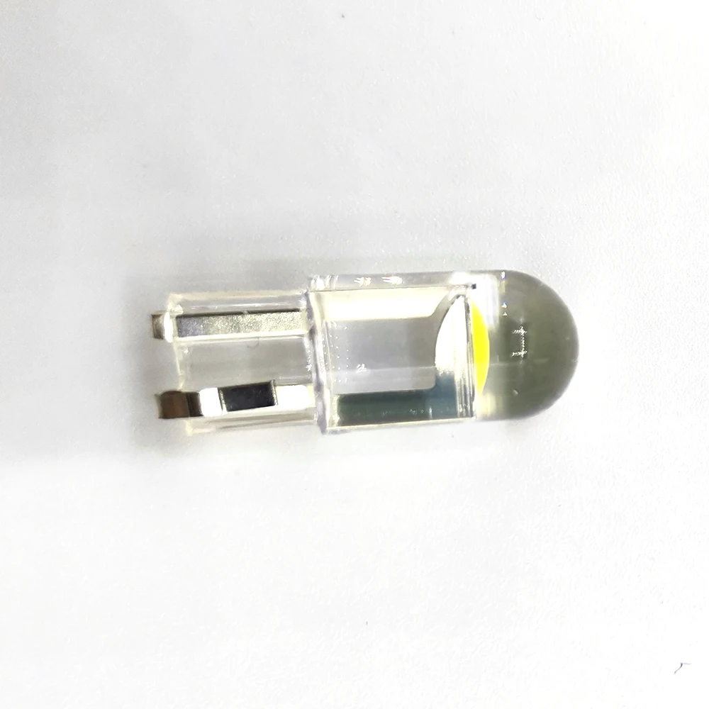 10x2021 최신 W5W Led T10 자동차 조명 COB 유리 6000K 흰색 자동차 자동차 번호판 램프 돔 읽기 DRL 전구 스타일 12V