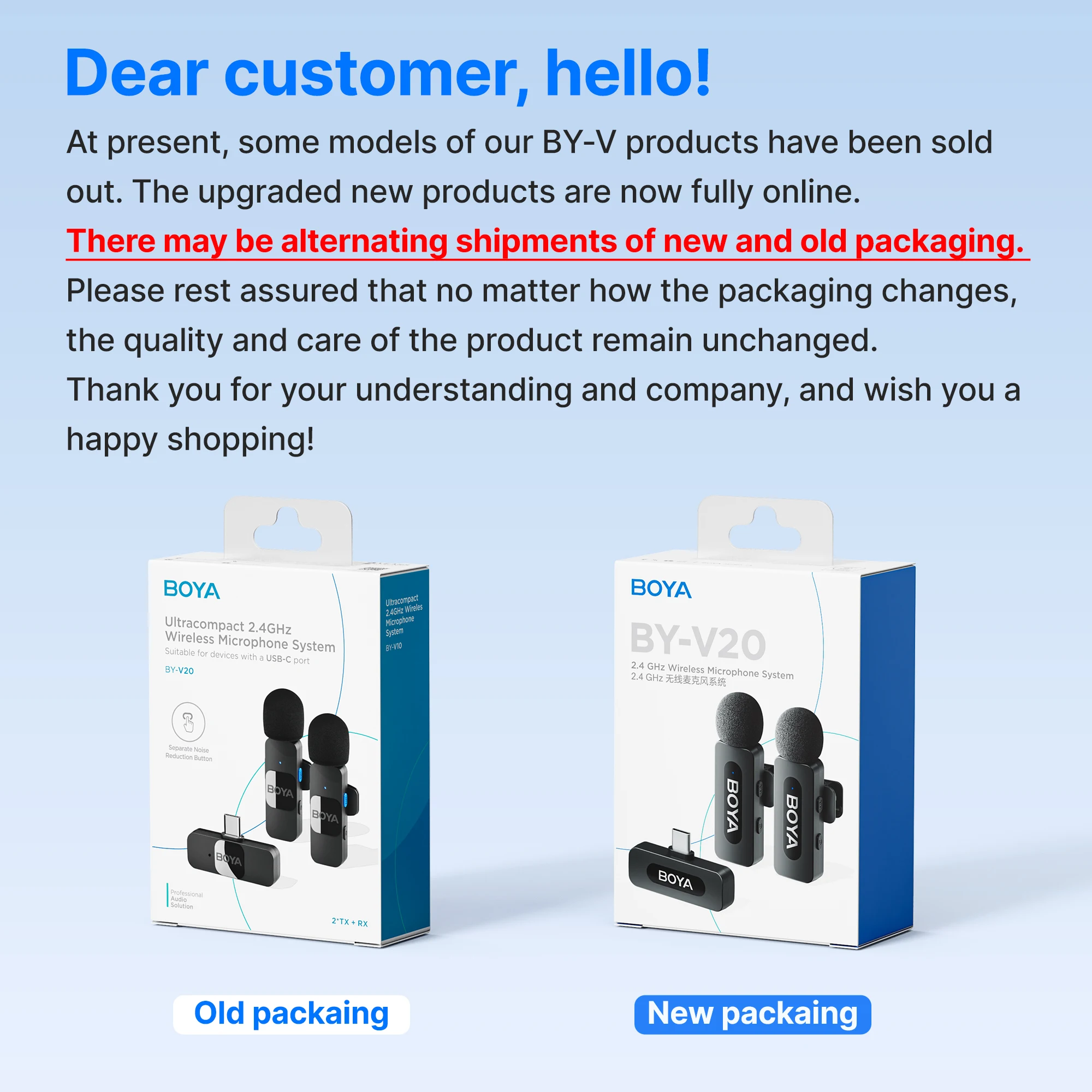 BOYA BY-V 전문가용 무선 라발리에 미니 마이크, 아이폰 아이패드용, 안드로이드 라이브 방송, 게임 녹화, 인터뷰 브이로그