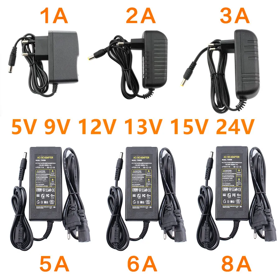 12V DC 전원 공급 장치 12V 5V 6V 8V 9V 10V 13V 14V 15V 24V 1A 2A 3A 5A 6A 8A 변압기 AC 220V ~ 12V AC 전원 어댑터 LED 드라이버 title=12V DC 전원 공급 장치 12V 5V 6V 8V 9V 10V 13V 14V 15V 24V 1A 2A 3A 5A 6A 8A 변압기 AC 220V ~ 12V AC 전원 어댑터 LED 드라이버 