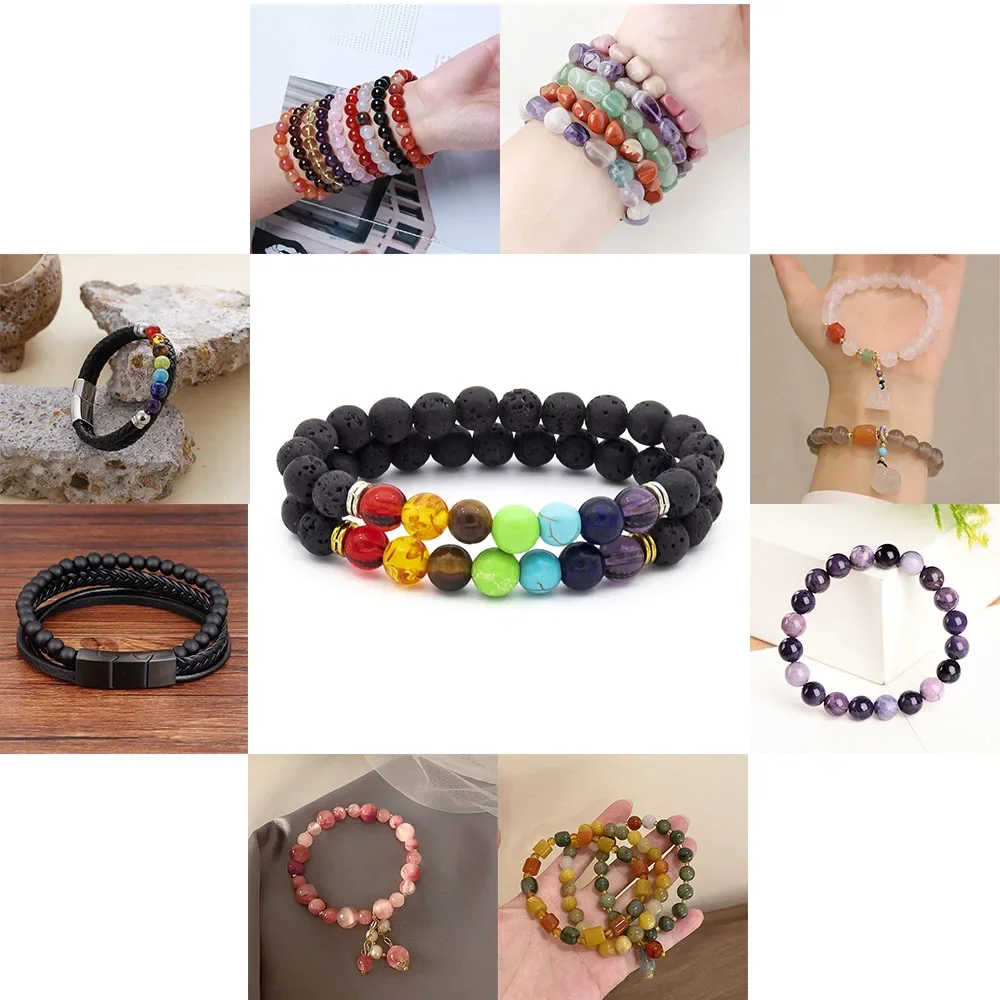 도매 천연 쉘 염색 구슬 라운드 모양 진주 어머니 느슨한 격리 구슬 보석 만들기 DIY 팔찌 목걸이