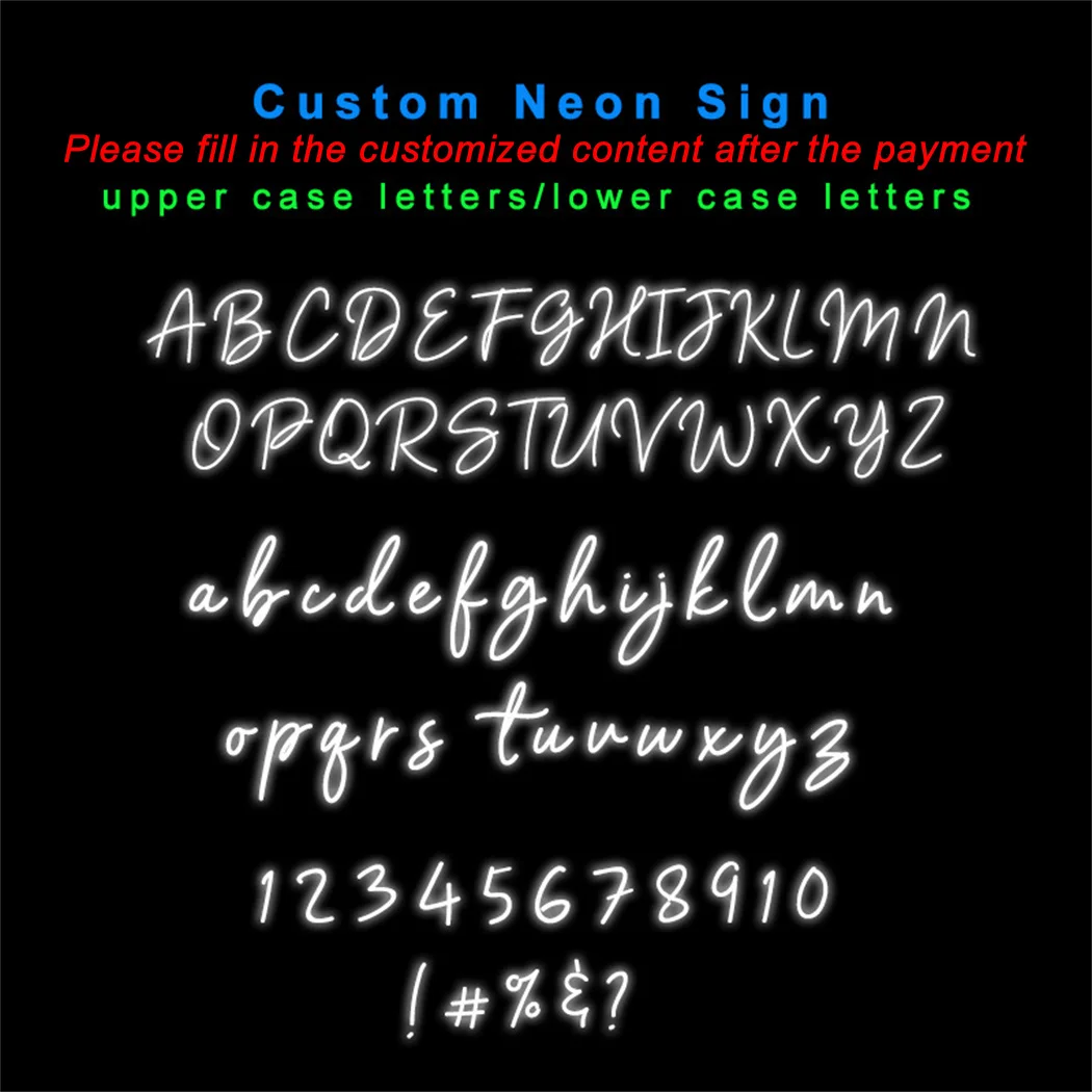 사용자 정의 네온 사인 Led 이름 빛 어린이 이름 사용자 정의 표지판 벽 장식 침실 장식에 대 한 10 대 선물 Led 네온 사인 개인화