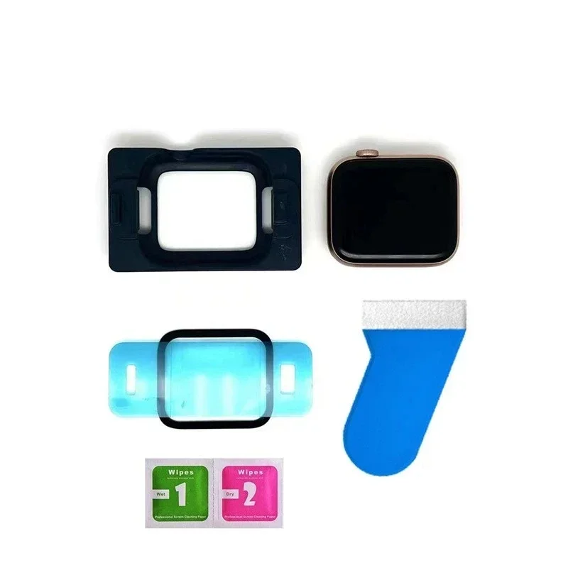 5PCS 세라믹 필름 설치 도구 Apple watch Ultra 9 8 7 49mm 45mm 41mm 화면 보호기 iwatch 10 6 5 46mm 44mm 40mm 42mm