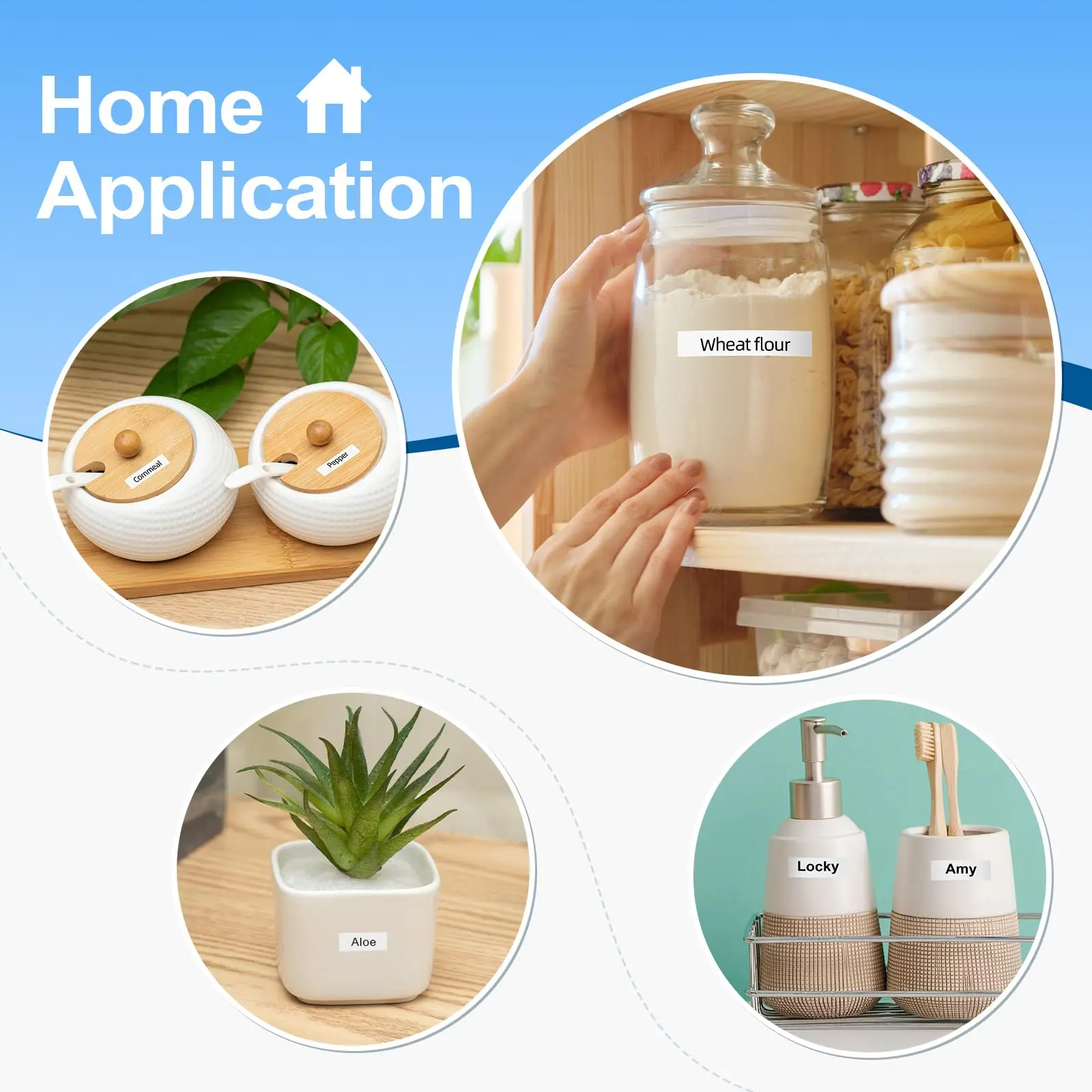 6/9/12/18/24mm 라벨테이프 리본끈 TZE231 TZE241 TZE251 TZE221 화이트 라미네이션 리본 형제 PT-H100/PTD600 호환