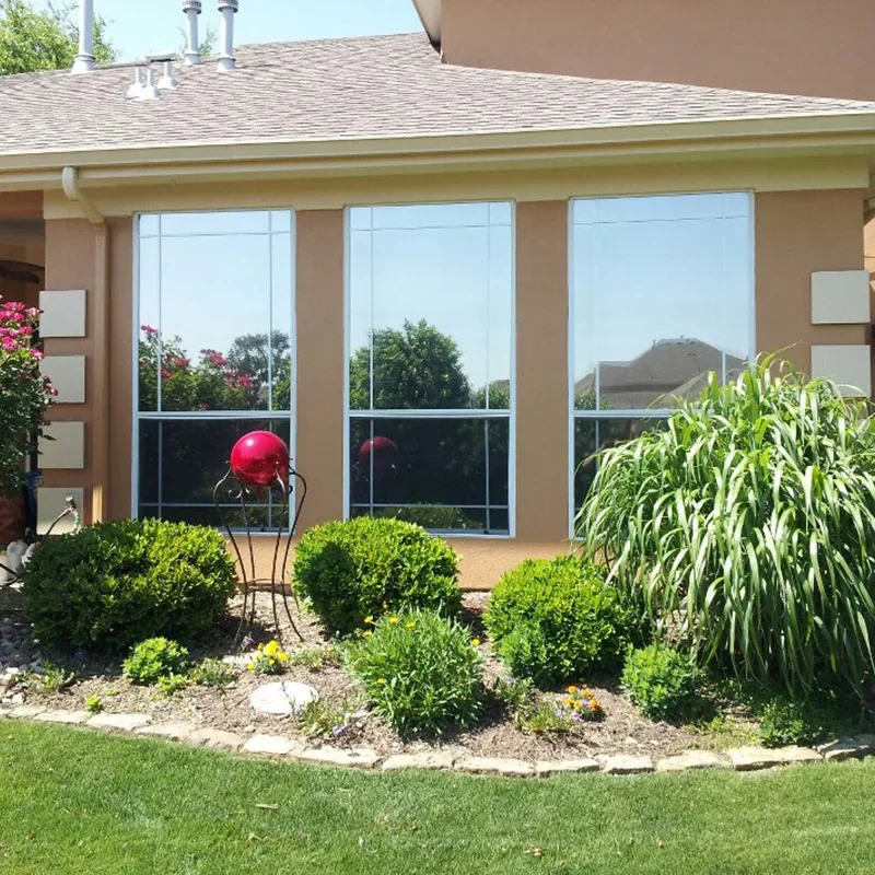 2/3/5M 편도 미러 창 필름 비닐 자체 접착 반사 태양 광 필름 개인 정보 보호 창 색조 홈 실버 유리 스티커