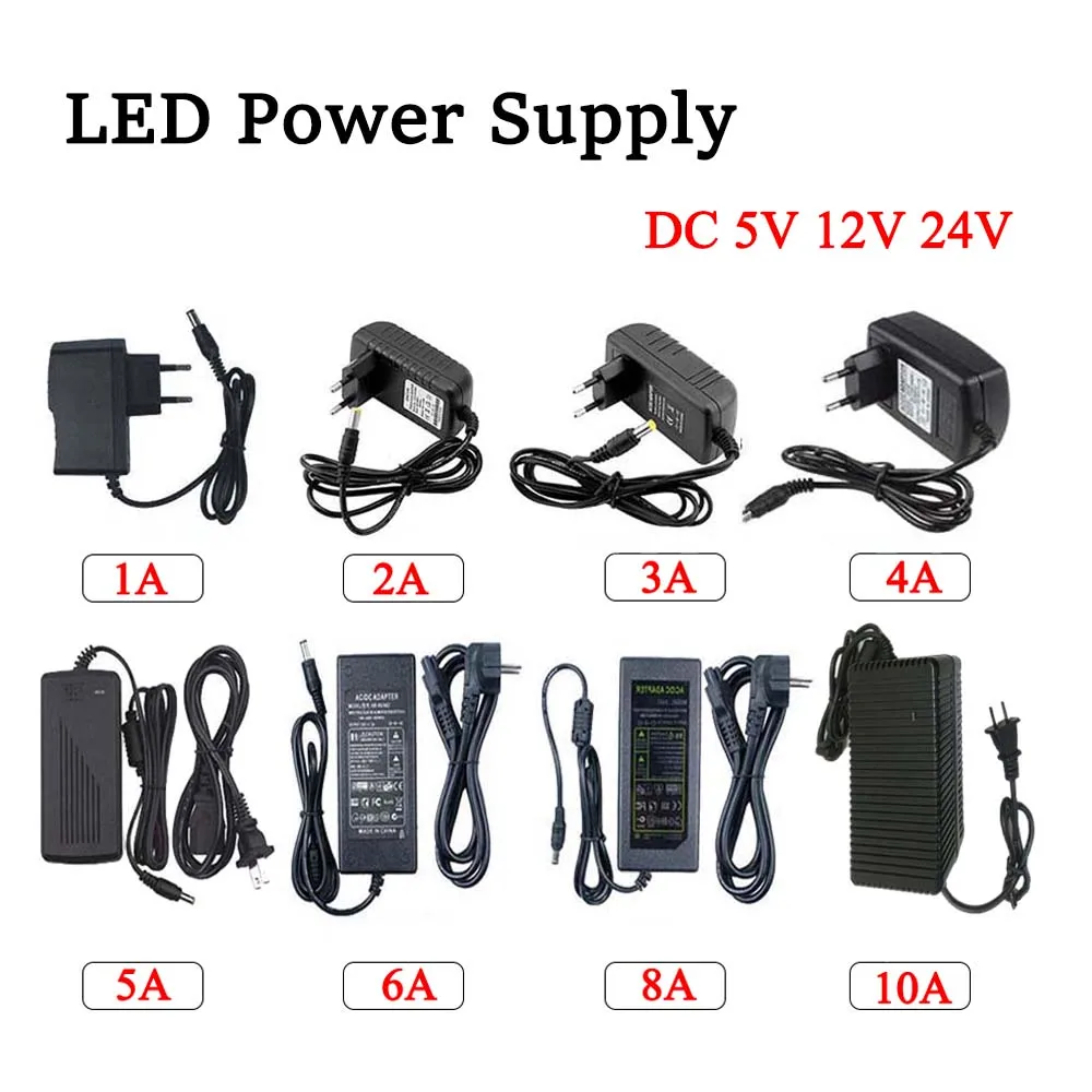 DC 5V 12V 24V LED 전원 공급 장치 AC 110V ~ 220V 조명 변압기 1A 2A 3A 4A 5A 6A 8A 10A CCTV 카메라 라우터 용 전원 어댑터 title=DC 5V 12V 24V LED 전원 공급 장치 AC 110V ~ 220V 조명 변압기 1A 2A 3A 4A 5A 6A 8A 10A CCTV 카메라 라우터 용 전원 어댑터 