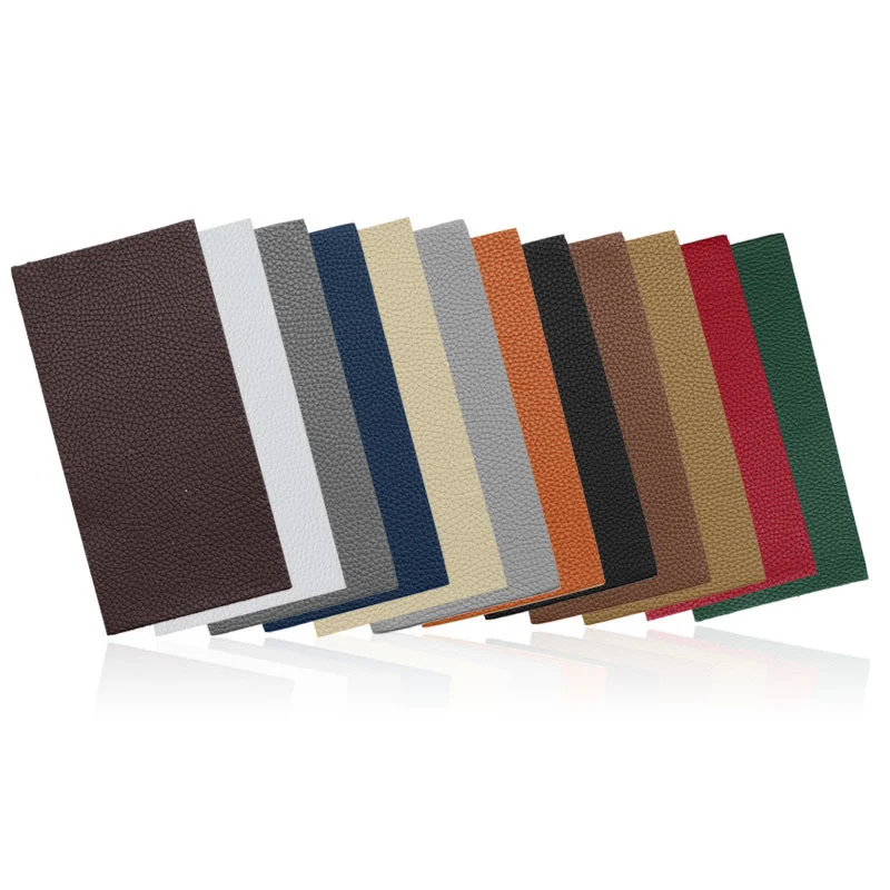 20X10Cm 12 색 철 없음 소파 의류에 자기 접착 스틱 가죽 PU 패브릭 대형 스티커 패치 열매 패턴 수리