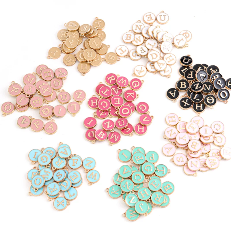 12x14 미리메터 A-Z 편지 매력 에나멜 매력 알파벳 초기 편지 수제 펜던트 Diy 팔찌 보석 만들기 도매 title=12x14 미리메터 A-Z 편지 매력 에나멜 매력 알파벳 초기 편지 수제 펜던트 Diy 팔찌 보석 만들기 도매 