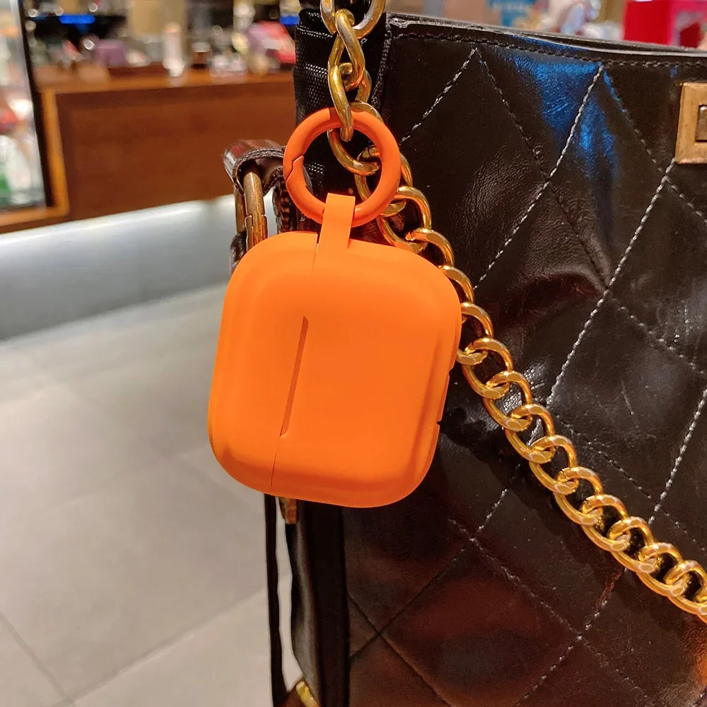 AirPods 4 3 용 간단한 부드러운 액체 실리콘 케이스 Apple airpods Pro 2 1 Funda 용 무선 블루투스 이어폰 보호 커버