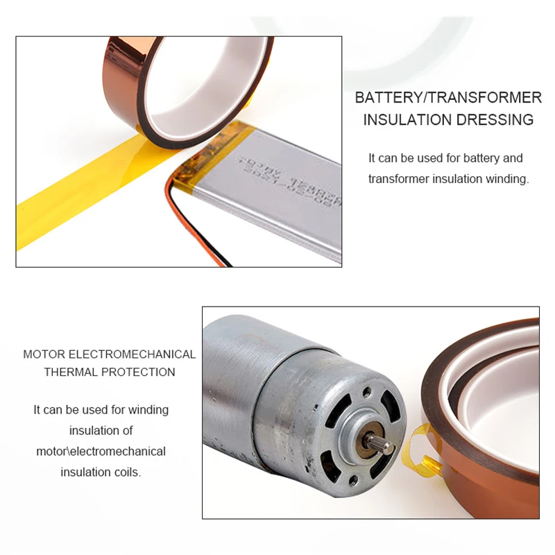 골드 고온 BGA 단열 테이프, 전자 보드 보호, 폴리이미드 접착, 절연 테이프