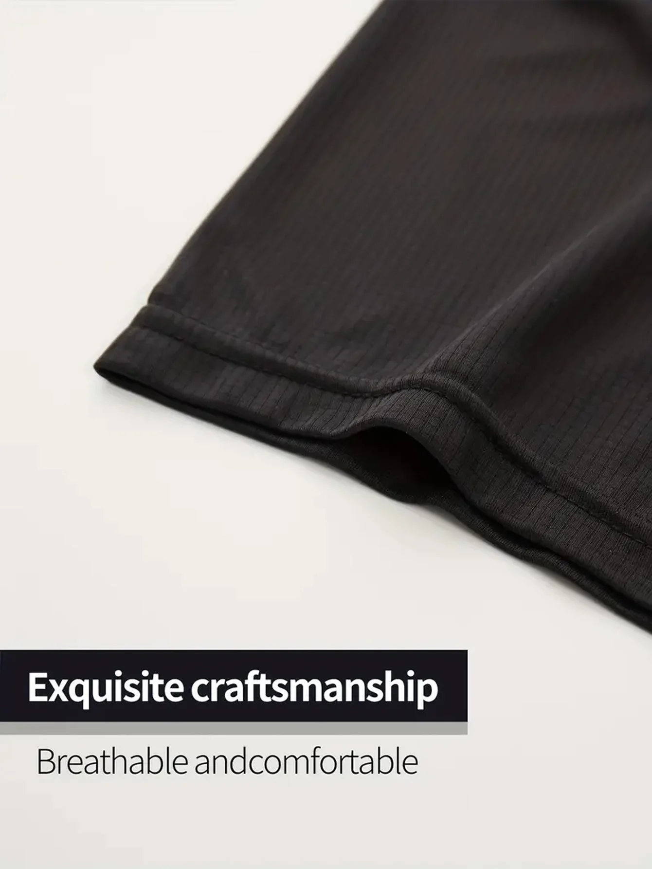 라운드 넥 티셔츠 7피스 블랙 초경량 남성용 속건성 통기성 땀 흡수 셔츠 피트니스 체육관 및 Ru에 적합