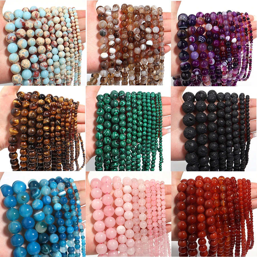 천연석 4 6 8 10 12mm 라운드 타이거 아이 자수정 마노 옥 스톤 스페이서 비드 쥬얼리 만들기 Diy 팔찌 바느질 title=천연석 4 6 8 10 12mm 라운드 타이거 아이 자수정 마노 옥 스톤 스페이서 비드 쥬얼리 만들기 Diy 팔찌 바느질 