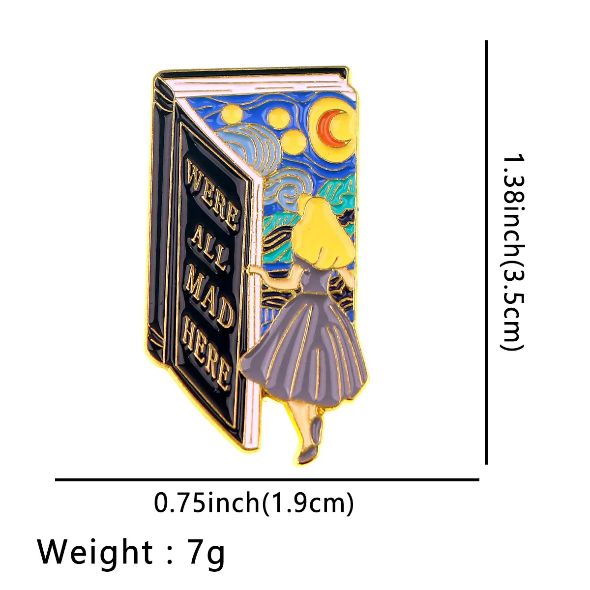 여성을위한 별이 빛나는 하늘 브로치 동화 소녀 에나멜 핀 배지 배낭을위한 옷깃 핀 아트 쥬얼리 의류 액세서리 선물