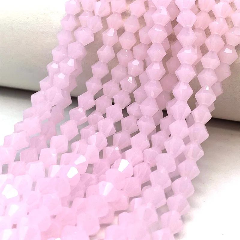 다채로운 오스트리아 크리스탈 더블 콘 비즈, 유리 비즈, 벌크 스페이서 비즈, DIY 바느질 쥬얼리 제작, 도매, 3mm, 4mm, 6mm