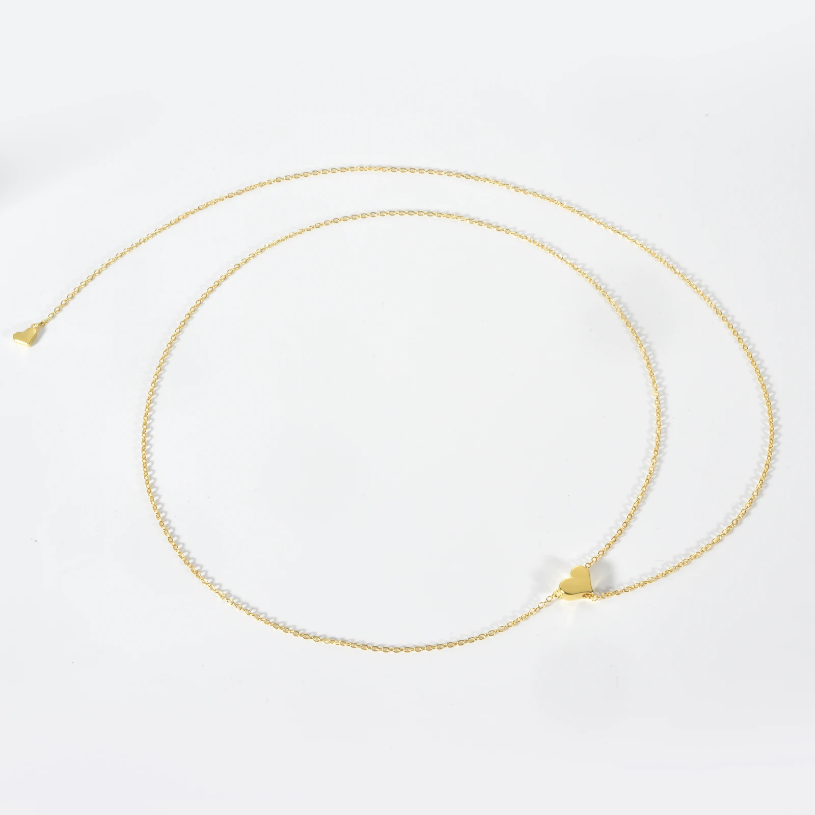 ANDYWEN 925 스털링 실버 변압기 조절 가능한 체인 하트 펜던트 참 목걸이 드롭 초커 크기 조정 가능한 여성 Luxury Jewekry