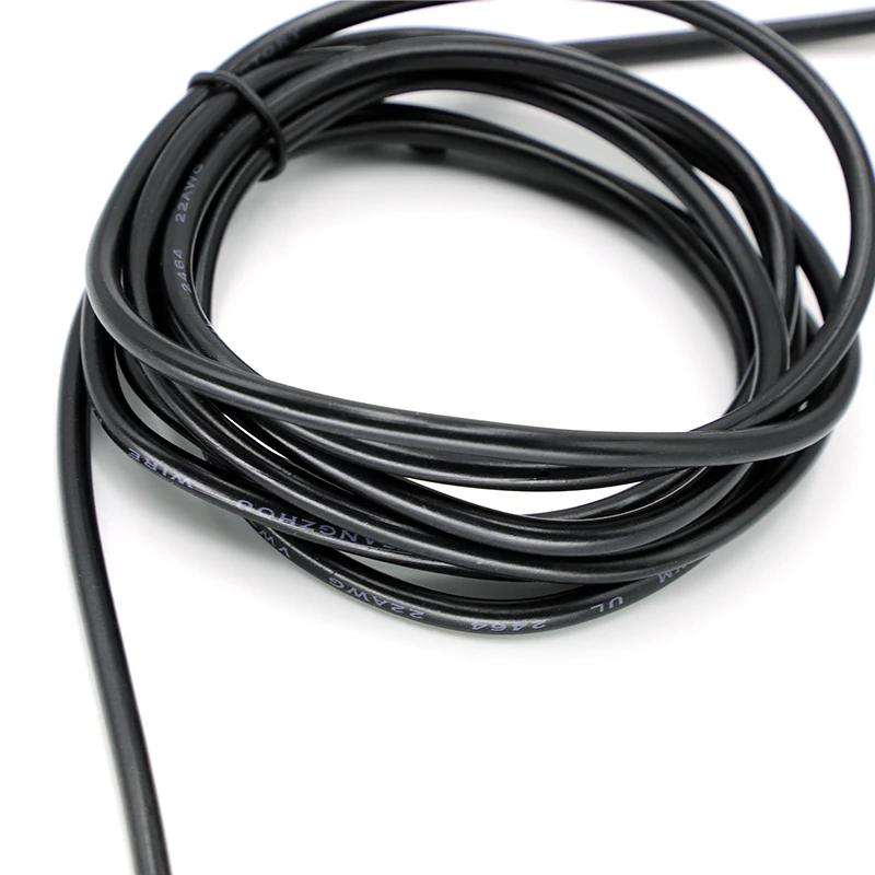 USB 2.0 수 잭 커넥터 케이블, 전원 충전 익스텐션 케이블 코드, 0.3m, 1m, 2m, 5V, 2 핀, 2 와이어 DIY