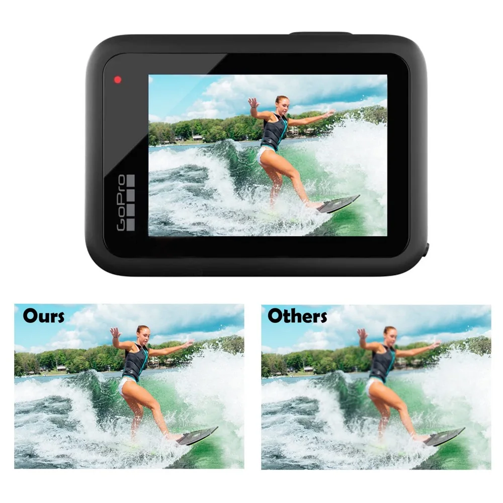 GoPro Hero 13 스크린 + 렌즈 보호대 용 9H 경도 유리 투명 Ultra-HD 강화 유리 긁힘 방지 필름 액세서리