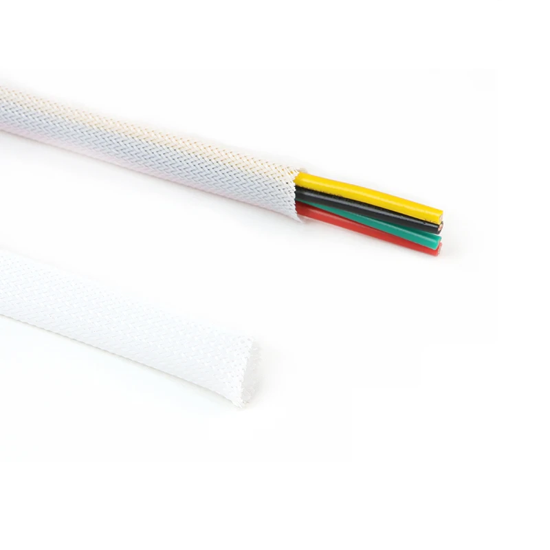 1~50M PET 편조 케이블 슬리브 2mm-60mm 확장 가능한 고밀도 절연 라인 보호 와이어 랩 외장 케이블 용 뱀 피부