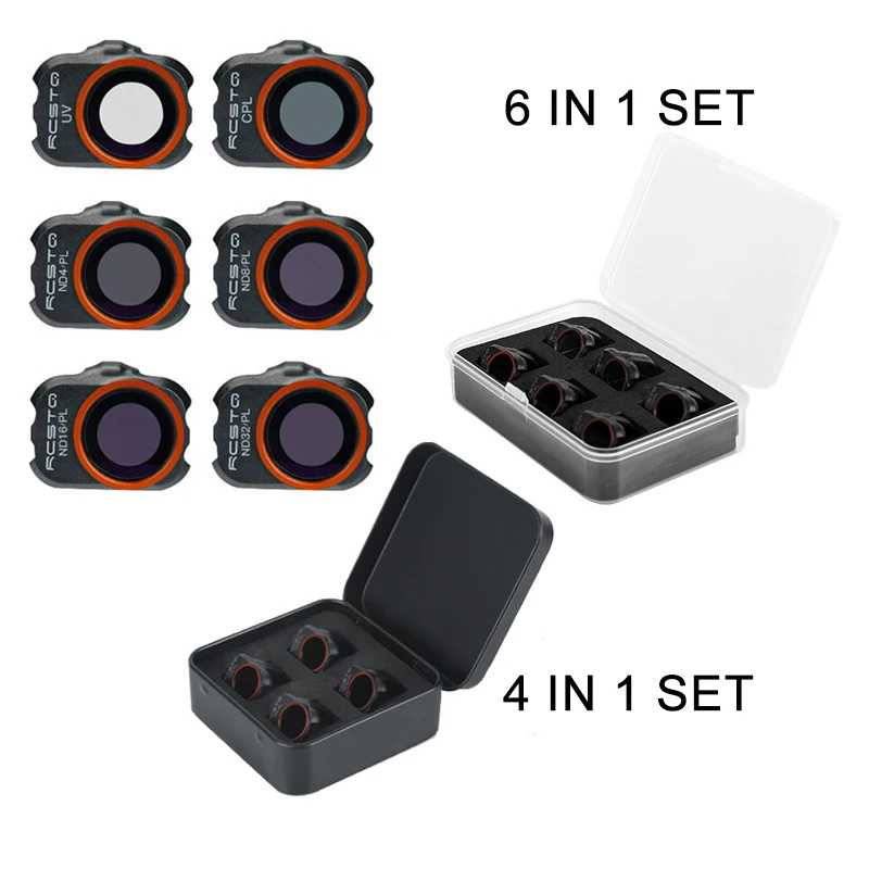 DJI Mini 2/Mini 2 SE 드론 필터 용 RCSTQ UV CPL ND4 ND8 ND16 ND32 ND/PL 카메라 렌즈 필터 세트 Mini SE/Mini 4K Accessorie