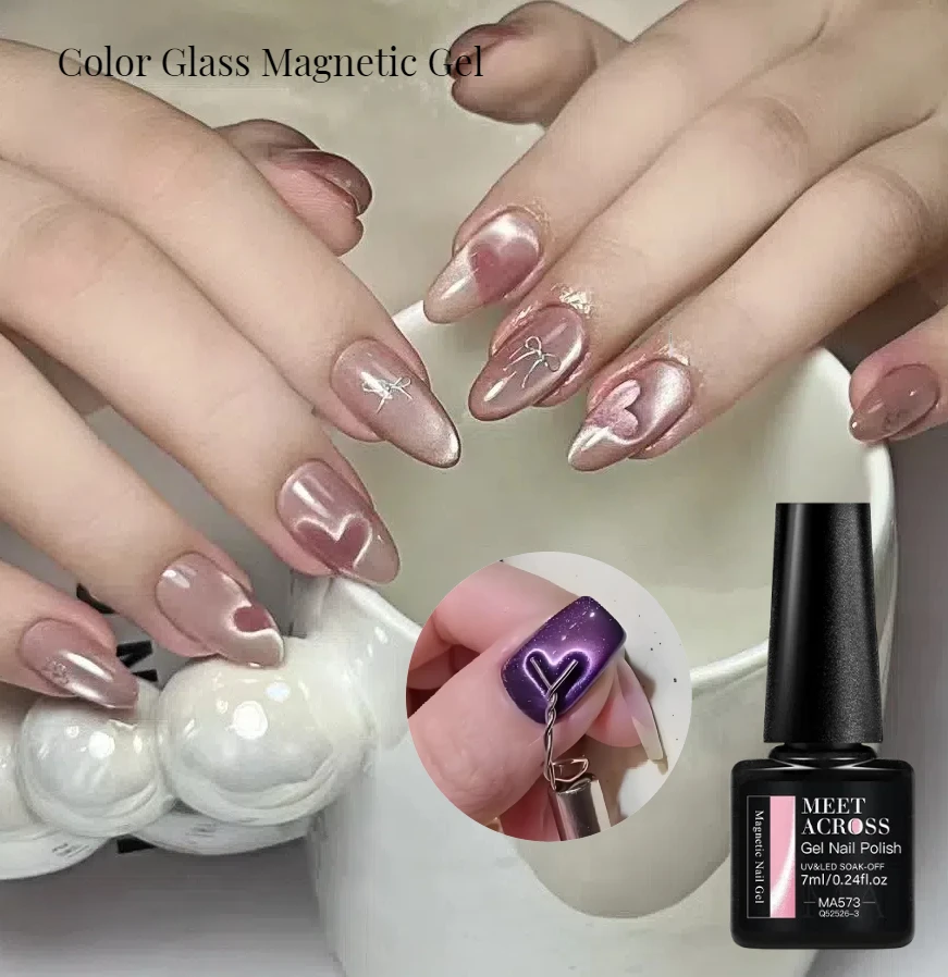 사랑 고양이 눈 젤 폴란드어 봄 손톱에 하트 모양을 만들기위한 자석 도구가있는 인기있는 자기 젤 네일 네일 용품 title=사랑 고양이 눈 젤 폴란드어 봄 손톱에 하트 모양을 만들기위한 자석 도구가있는 인기있는 자기 젤 네일 네일 용품 